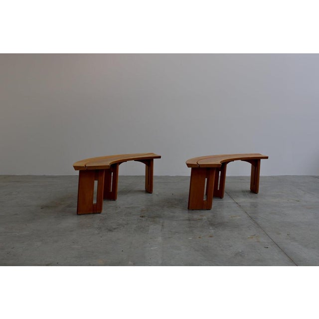 Seltz benches The benches are in a good condition with traces of usage normal to its age.