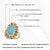 14k Yellow Gold 6.68ct Oval Turquoise Cocktail Ring Size 5.5 With Sapphire & Diamond For Sale - Image 12 of 16