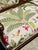 Vintage Carved Wood Settee With Embroidered Botanical Upholstery For Sale - Image 12 of 12