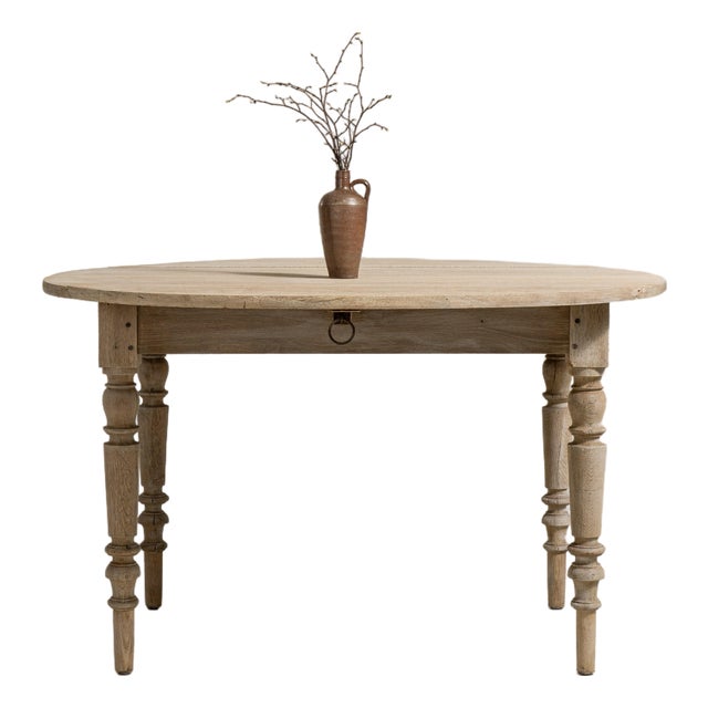 Oak Drop-Leaf Table, Antique, France, 19th Century For Sale