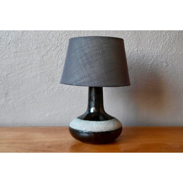 1960s Vintage Stoneware Table Lamp, 1960s For Sale - Image 5 of 8