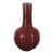 Early 19th Century Chinese Monochrome Porcelain Sang de Boeuf Oxblood Bottle Shaped Vase For Sale