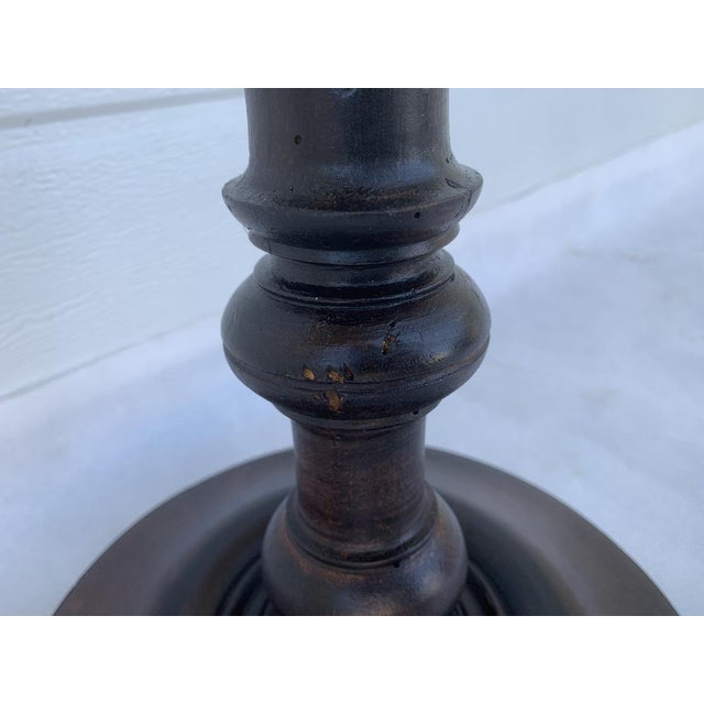 Antique Freestanding Wooden Ashtray in Oak and Mahogany, 1900s For Sale - Image 16 of 18