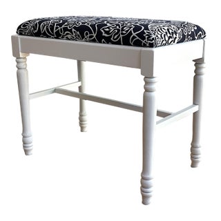 Small Farmhouse Upholstered Bench For Sale