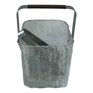 Mid 20th Century Hoya Glass Ice Bucket For Sale