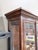 Rustic Late 20th Century Rustic Mahogany Glass Display Cabinet With Cremone Hardware For Sale - Image 3 of 10