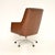 Silver Vintage Danish Leather Swivel Desk Chair, 1960s For Sale - Image 8 of 14