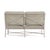 Brown Jordan Brown Jordan Venetian Left Arm Loveseat, Dove frame with Fusion Meadow fabric For Sale - Image 4 of 11