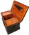 Wood Antique Fitted Wood Carpenters Box Trunk Coffee Table For Sale - Image 7 of 18