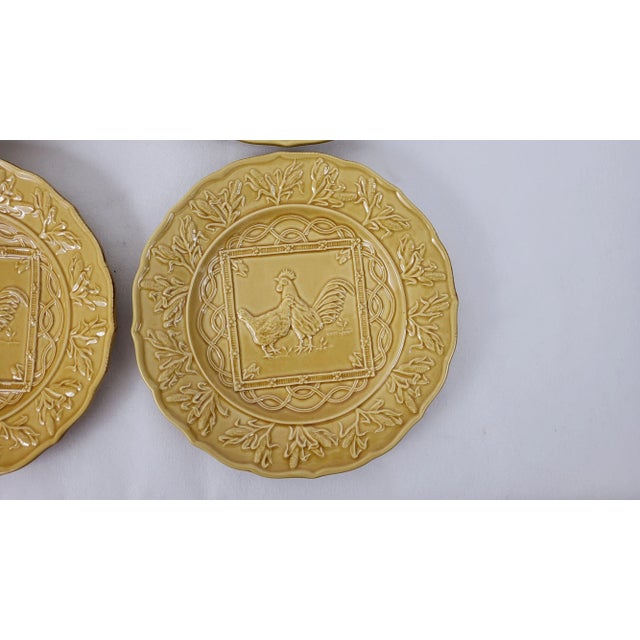 Majolica Plates from Bordallo, 2000s, Set of 4 For Sale - Image 4 of 8