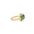 Not Yet Made - Made To Order 3 Carat Natural Emerald Cluster Engagement Ring With Diamonds in 14k Gold Size 5 For Sale - Image 5 of 13