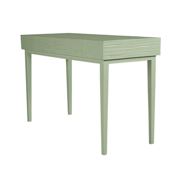 Contemporary Andros Desk, Celery Green For Sale - Image 3 of 4