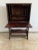 Antique Art Nouveau Inlaid Flame Mahogany Secretary Drop Desk For Sale - Image 9 of 12