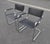 Vintage Italian B34 Leather Chrome Slide Chairs by Mart Stam, 1990s, Set of 2 For Sale - Image 14 of 18