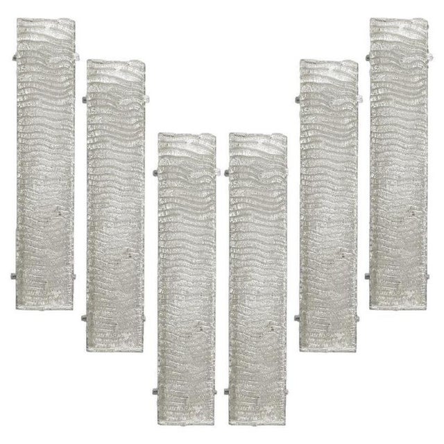 Structured Glass and White Metal Wall Light from Kaiser Leuchten, 1960s For Sale - Image 16 of 16