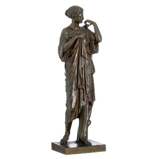 Diana Sculpture by Ferdinand Barbedienne, 1800s For Sale