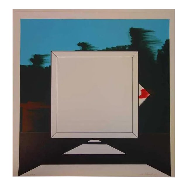 1966 Allan D'Arcangelo Surrealist Style Minimalist Print For Sale