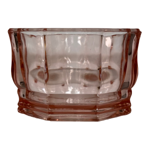 Vintage Blush Pink Indiana Glass Concord Candy Bowl