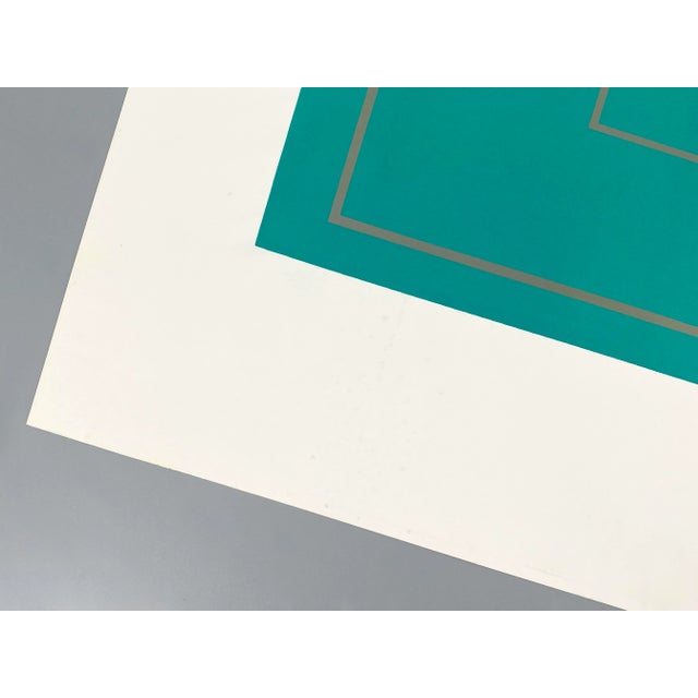 1970s Joachim Albrecht, Double-Sided Concrete Composition, 1970s, Color Screen Print For Sale - Image 5 of 14