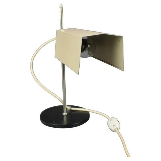 German Minimalist Bauhaus Chrome Table Lamp, 1970s For Sale - Image 11 of 11