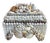 Footed Natural and White Mixed Shell Box For Sale