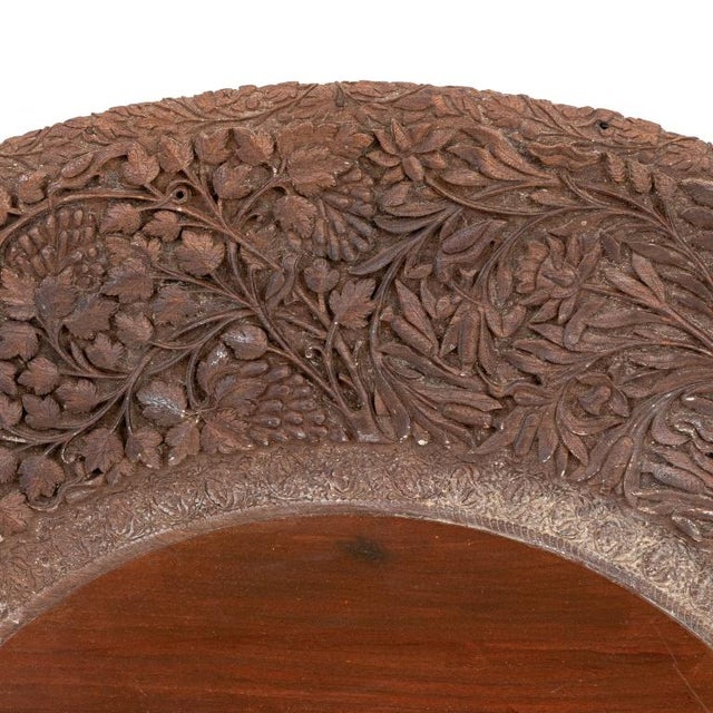 Traditional Aesthetic Movement Floral Motif Carved Medallion For Sale - Image 3 of 4