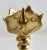 Solid Cast Brass Candlesticks, Set of 2 For Sale - Image 4 of 8