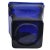Blue Cobalt Blue Recycled Heavy Optic Glass Square Vessel 4.75" For Sale - Image 8 of 9
