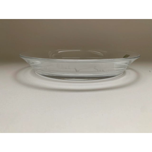 Beautiful crystal plate by Mikasa made in Japan.
