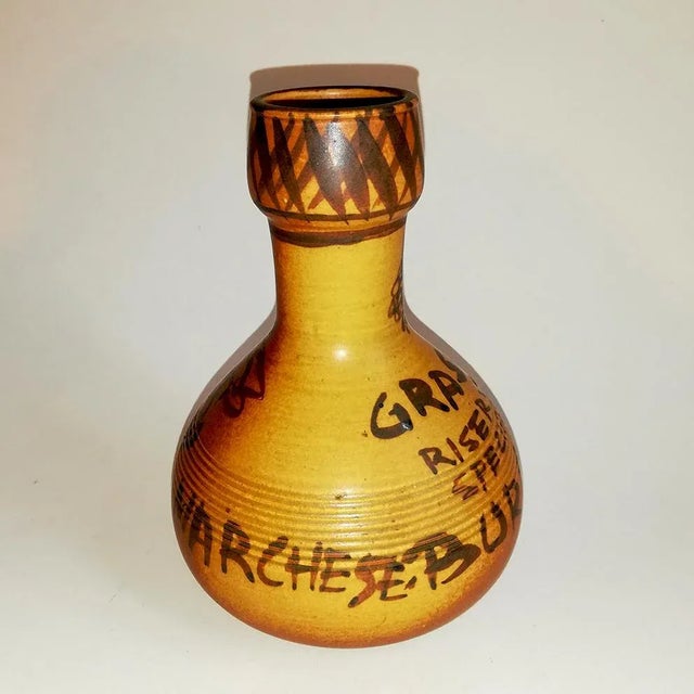 Vintage Italian Ceramic Vase from Bucci, 1972 For Sale - Image 3 of 7