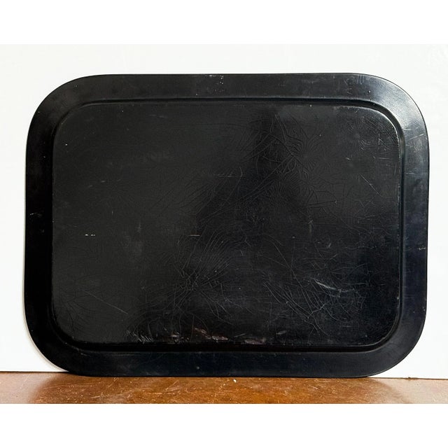 19th Century 19th Century Large English Papier-Mâché Tray (H 20 X W 26 5/8) For Sale - Image 5 of 9