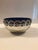 Blue 1940s English Silver Serving Bowl With Cobalt Glass Insert For Sale - Image 8 of 8