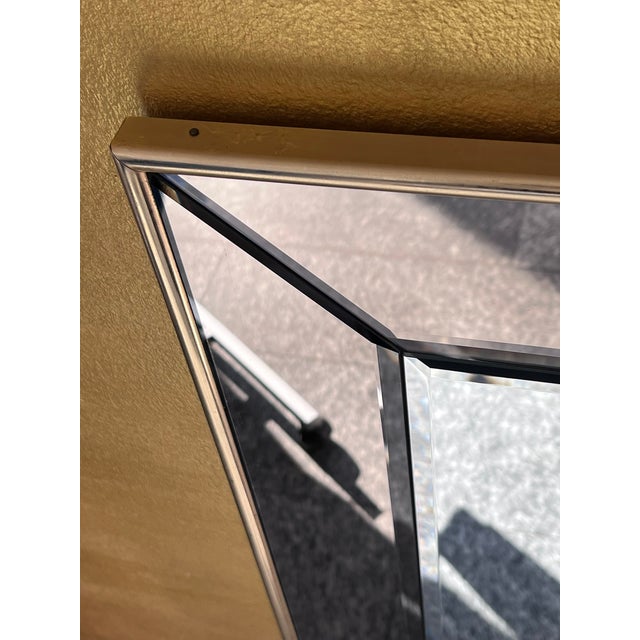 Large Mid-Century Modern Statement Crystal and Smoked Glass Wall Mirror by Schöninger, 1970s For Sale - Image 10 of 17