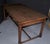 Farmhouse Refectory Oak Desk For Sale - Image 3 of 10