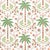 Not Yet Made - Made To Order Sample - Schumacher Island Palm Indoor/Outdoor Fabric in Coral & Green For Sale - Image 5 of 5