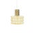 Gold Large Mid-Century Modern Amber Bubble Glass Pendant by Helena Tynell for Limburg, Germany, 1960s For Sale - Image 8 of 8