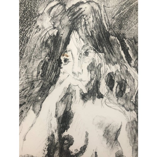 Raphael Soyer (1899-1987) "Nude in Tights" lithograph on paper, pencil signed and numbered 37/100. Published by Associated...