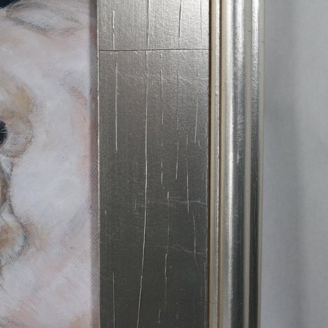 Boston Terrier Dog Portrait Oil Painting “Henry” Signed For Sale - Image 13 of 14