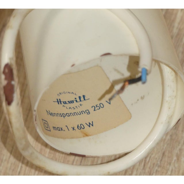 Hanging Lamp in Plastic by Hawill, 1970s For Sale - Image 6 of 7