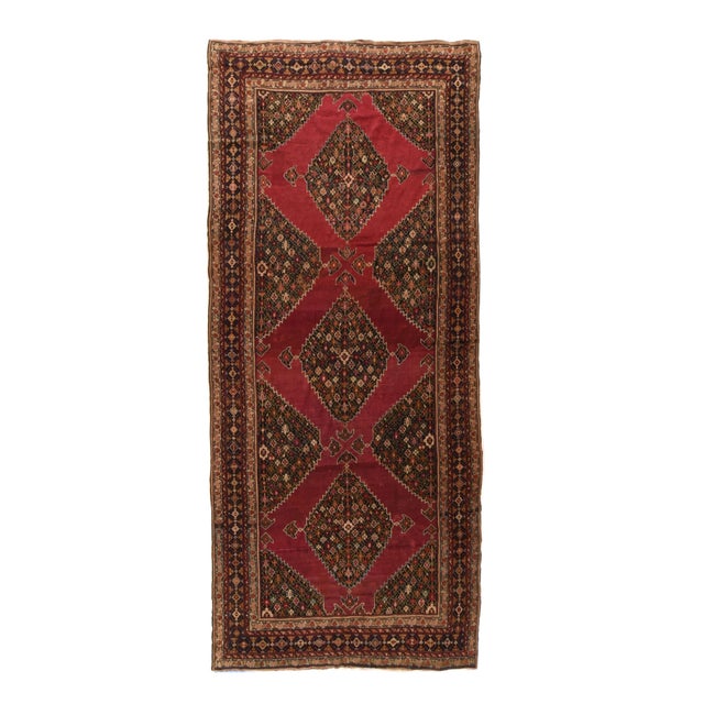 Antique Karabagh Rug 6'6'' X 14'7'' For Sale - Image 4 of 4