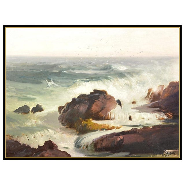 Coastal 1950s Coastal Break, Frank Herbert Mason For Sale - Image 3 of 5