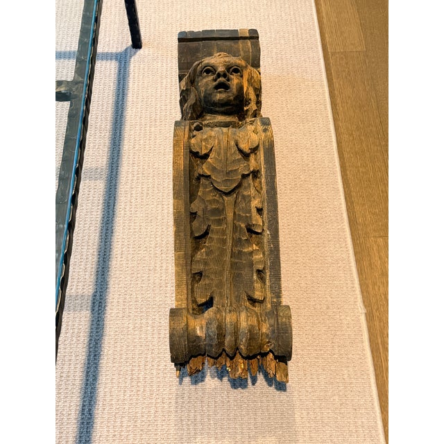 Antique Carved Caryatid For Sale - Image 10 of 11