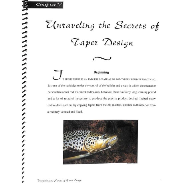 "Constructing Cane Rods: Secrets of the Bamboo Fly Rod" 1998 Gould, Ray For Sale - Image 4 of 10