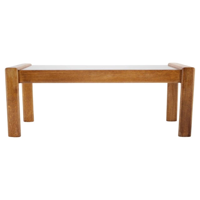 Oak and Glass Coffee Table, Finland, 1960s For Sale - Image 9 of 9
