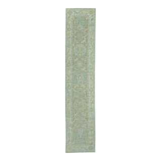 Turkish Oushak Rug 2'2" x 10'3" #19275 For Sale