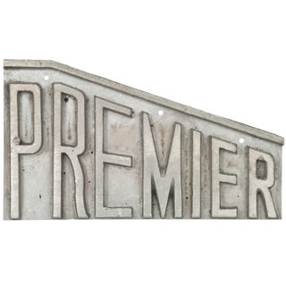 Aluminum Premier Sign For Sale
