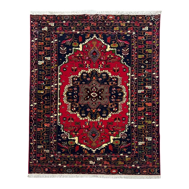 Afghan Balouch Wool Rug 4’4” X 6’1” For Sale