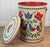 Farmhouse Vintage Farmhouse Pennsylvania Dutch Tin Waste Garbage Can W/ Lid For Sale - Image 3 of 13