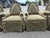 4 Dining Chairs Upholstered Cut Velvet Club Chairs Nancy Corzine Fabric. Nail Heads For Sale In West Palm - Image 6 of 12