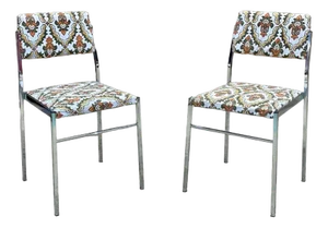 Set of Chrome Chairs, 1970s